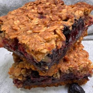 stack of two 4 berry squares